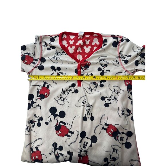 Disney Nightgown Mickey Mouse Fleece Womens Size‎ M Cozycore Casual Sleep Relax - Picture 4 of 10